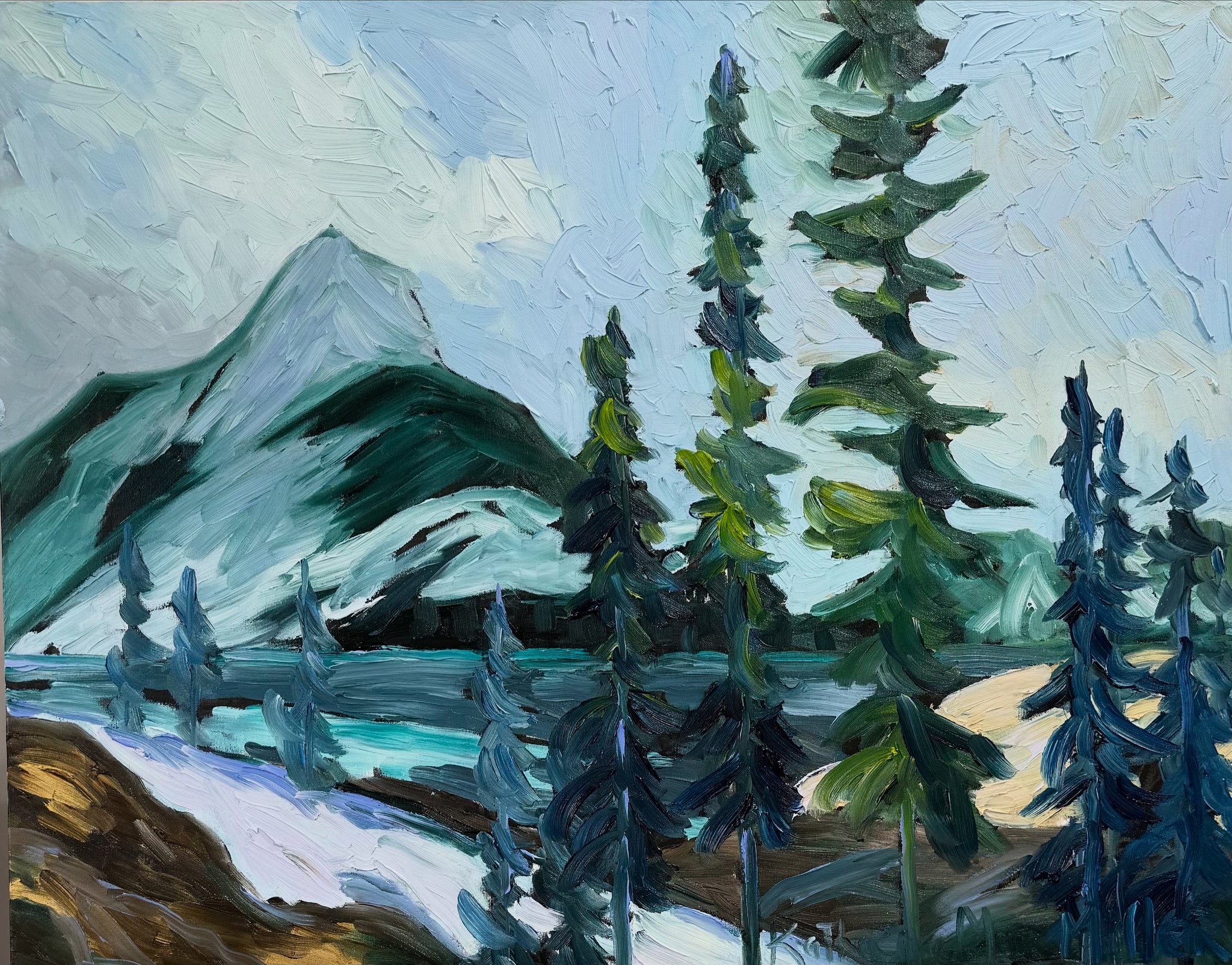 998 A Glimpse of Light on Mt. Robson, BC