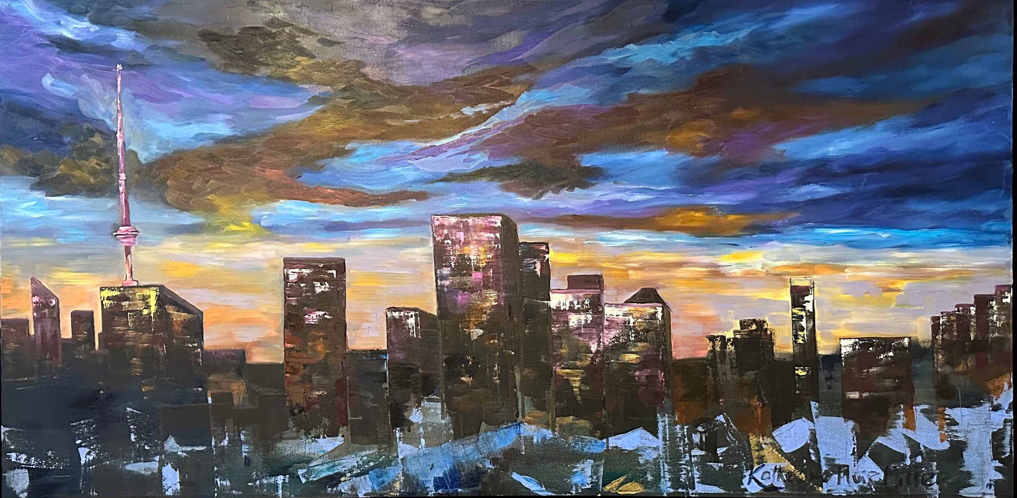 'Toronto at Eve' Toronto Cityscape