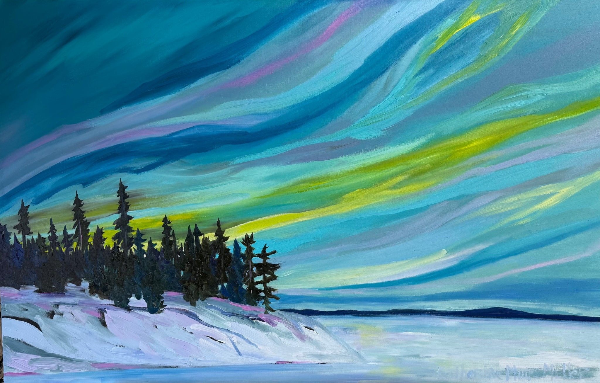 999 Labrador Northern Light Skies, Newfoundland